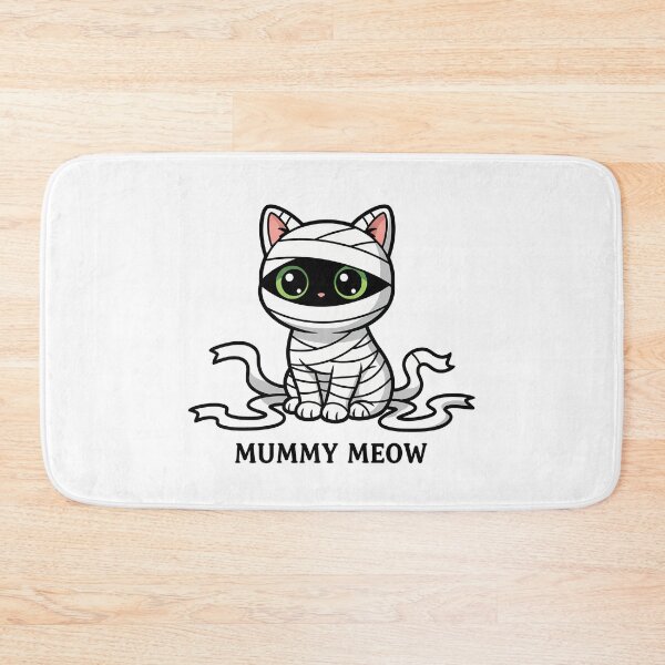 Item preview, Mummy Meow Wrapped Cat Bandages Halloween Cute designed and sold by GizmoDesign.