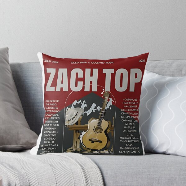 Item preview, Zach Top | Cold Beer & Country Music Tour 2025 t-shirt | Comfy Cozy Tshirt designed and sold by S3YxWiIe4u.