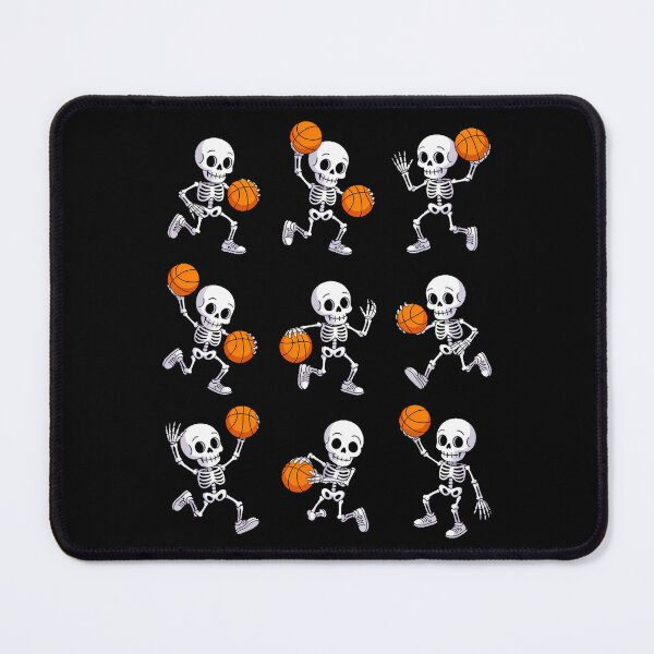 Item preview, Halloween Basketball Skeletons Dunking Dribble designed and sold by ValerieRodrigue.
