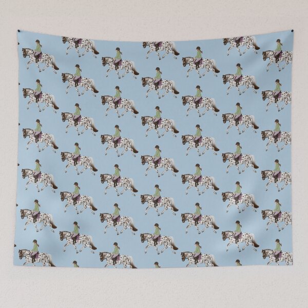 Item preview, Trotting Spotted Pony - Cartoon Horse Illustration  designed and sold by Art By Drina.
