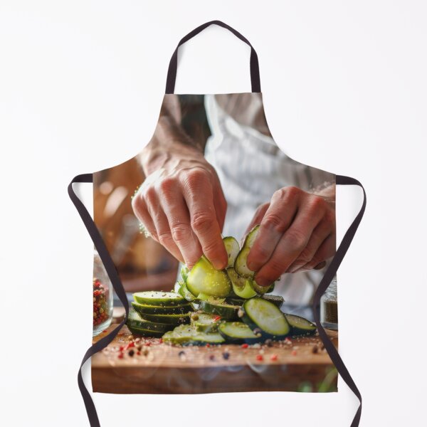 Item preview, Person preparing jars of homemade pickled vegetables in cozy kitchen, AI generated designed and sold by dvoevnore.