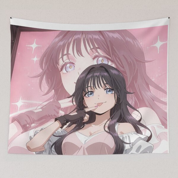 Item preview, Kaoruko Waguri Idol Charm Fragrant Flower Blooms Dignity Anime designed and sold by Raslbazola.