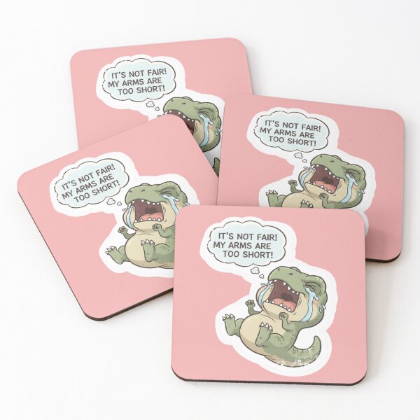Item preview, Funny Crying T Rex Dinosaur Short Arms Not Fair Meltdown Meme designed and sold by bvdesignart.