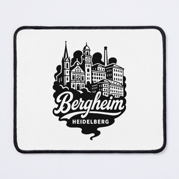 Item preview, Bergheim Heidelberg Neighborhood Skyline Art designed and sold by Boogosh.