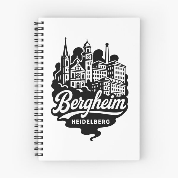 Item preview, Bergheim Heidelberg Neighborhood Skyline Art designed and sold by Boogosh.
