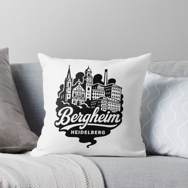 Item preview, Bergheim Heidelberg Neighborhood Skyline Art designed and sold by Boogosh.