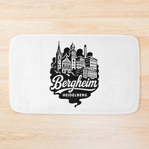 Item preview, Bergheim Heidelberg Neighborhood Skyline Art designed and sold by Boogosh.