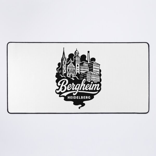Item preview, Bergheim Heidelberg Neighborhood Skyline Art designed and sold by Boogosh.