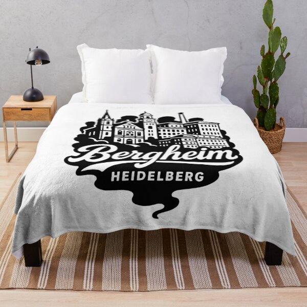 Item preview, Bergheim Heidelberg Neighborhood Skyline Art designed and sold by Boogosh.