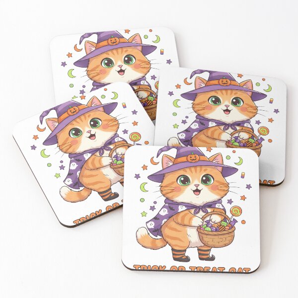 Item preview, Trick Or Treat Cat Halloween Costume Candy Basket designed and sold by GizmoDesign.