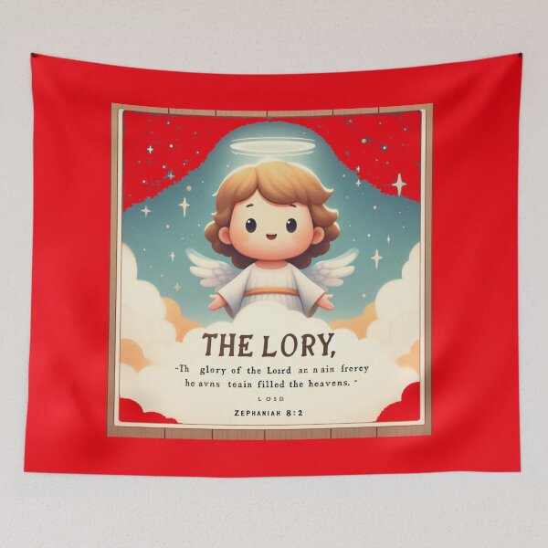 Item preview, Zephaniah 8:2 Bible Verse Label – The Glory of the Lord Has Filled the Heavens , designed and sold by PaintMeWorld.
