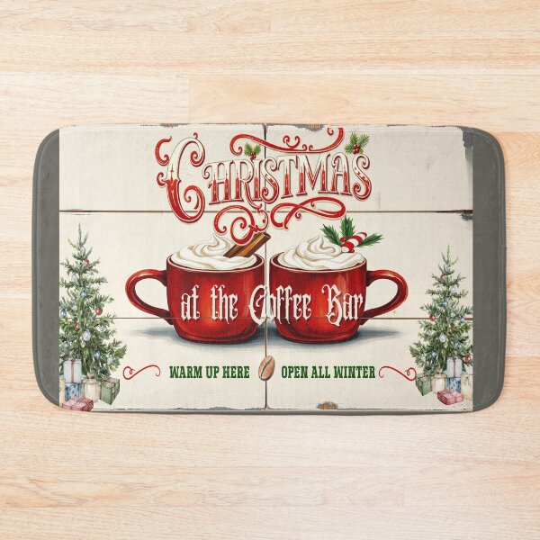 Item preview, Christmas at the Coffee bar designed and sold by GiftsAndDecor.
