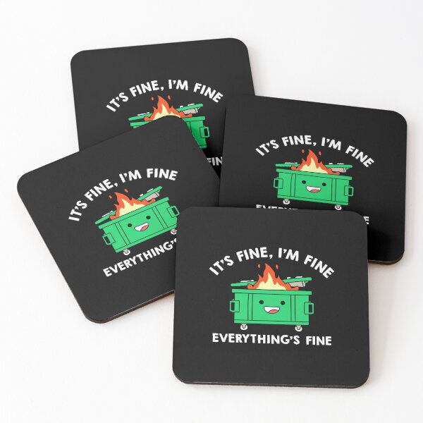Item preview, It's Fine I'm Fine Everythings Fine designed and sold by NQArtist.