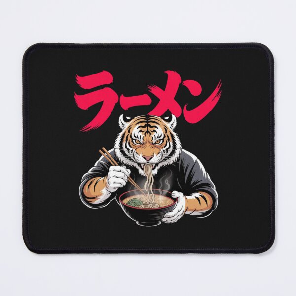 Item preview, Asian tiger eating spaghetti designed and sold by 123ks.