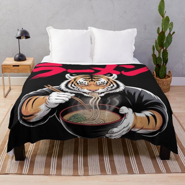 Item preview, Asian tiger eating spaghetti designed and sold by 123ks.