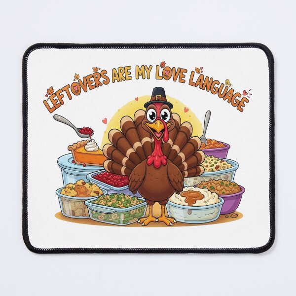 Item preview, Leftovers Are My Love Language – Funny Thanksgiving Foodie  designed and sold by FelixnRobinus.