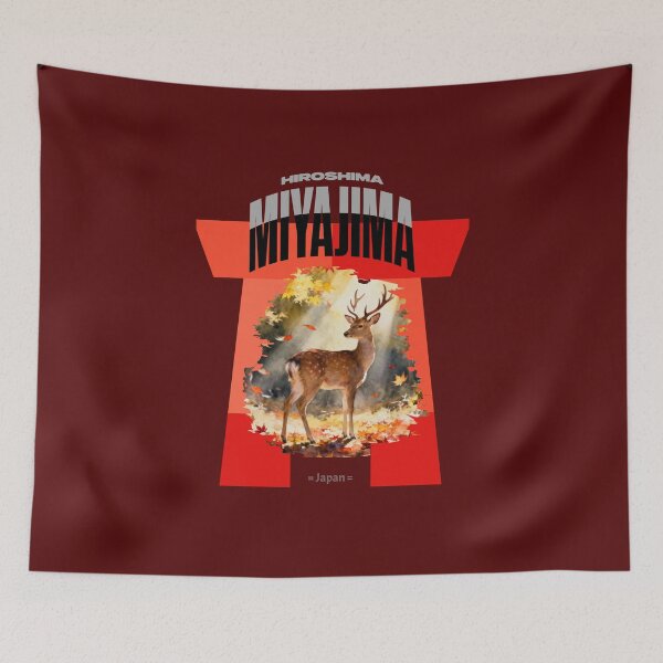 Item preview, Miyajima Deer  designed and sold by Genki Tee.