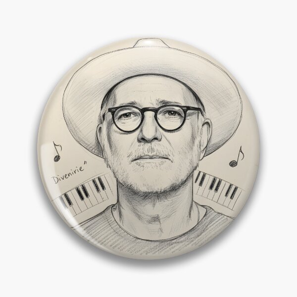 Item preview, Ludovico Einaudi Piano Portrait – Minimalist Sketch Music Art designed and sold by DamianRoy88.