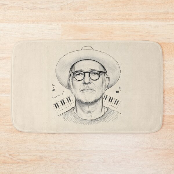 Item preview, Ludovico Einaudi Piano Portrait – Minimalist Sketch Music Art designed and sold by DamianRoy88.