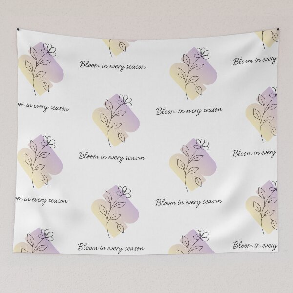 Item preview, Bloom in Every Season – Minimalist One Line Art Floral Design designed and sold by CanvasFox.