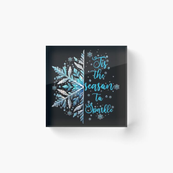Item preview, Tis the Season to Sparkle PNG | Blue Glitter Snowflake Christmas Design | Winter Sublimation Clipart | Holiday Shirt Graphic designed and sold by JohnCookaaa.
