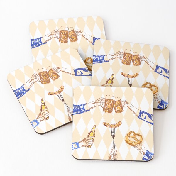Item preview, Oktoberfest Cheers Vintage Illustration designed and sold by MaiZephyr.