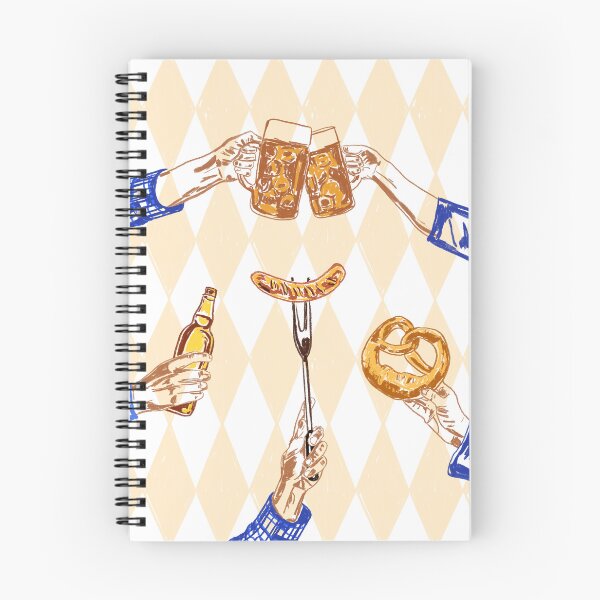 Item preview, Oktoberfest Cheers Vintage Illustration designed and sold by MaiZephyr.