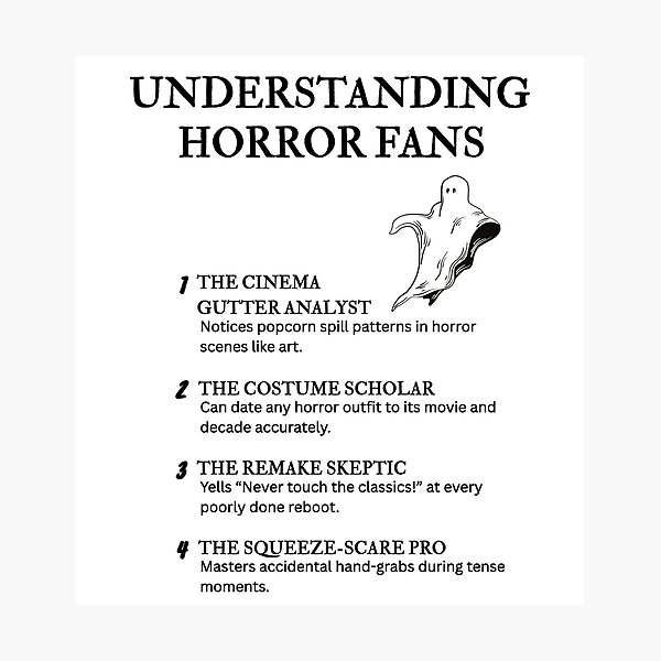Item preview, Understanding Horror Fans – The Midnight Movie Edition designed and sold by PsyFlow35.
