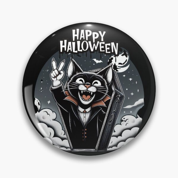 Item preview, Vampire Kitty Peace Sign3 designed and sold by HappyHavenStu.