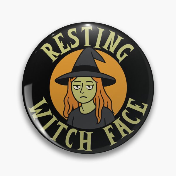 Item preview, Resting Witch Face designed and sold by Texterns.
