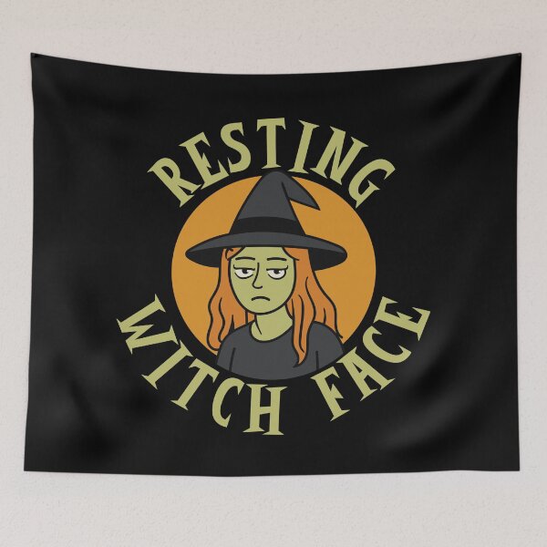 Item preview, Resting Witch Face designed and sold by Texterns.