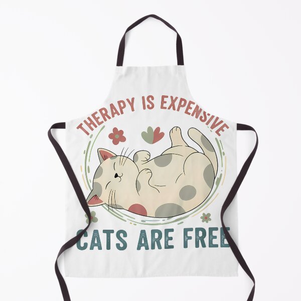 Item preview, Therapy Is Expensive Cats Are Free Mental Health designed and sold by GizmoDesign.