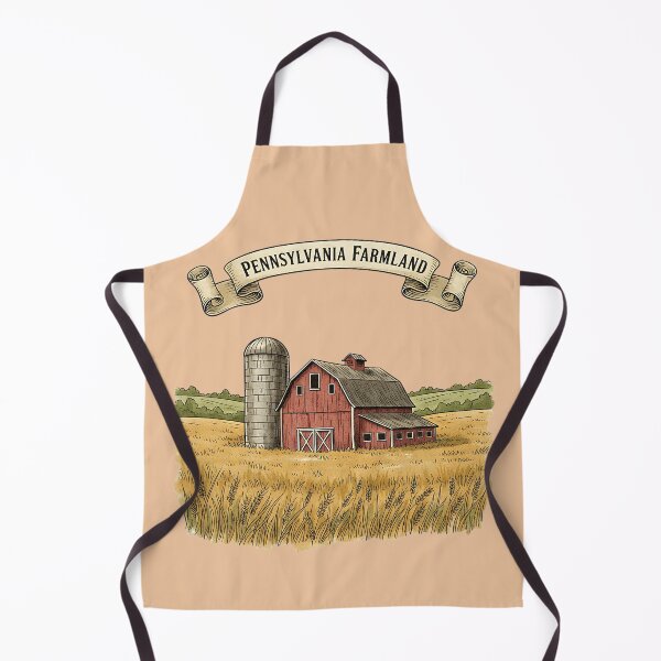 Item preview, Pennsylvania Farmland – Rustic Barn & Golden Wheat designed and sold by PostersMode.