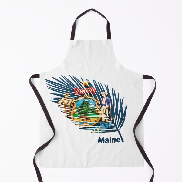 Item preview, Abstract Maine Flag – Feather Shape Design designed and sold by ArteJorge48.