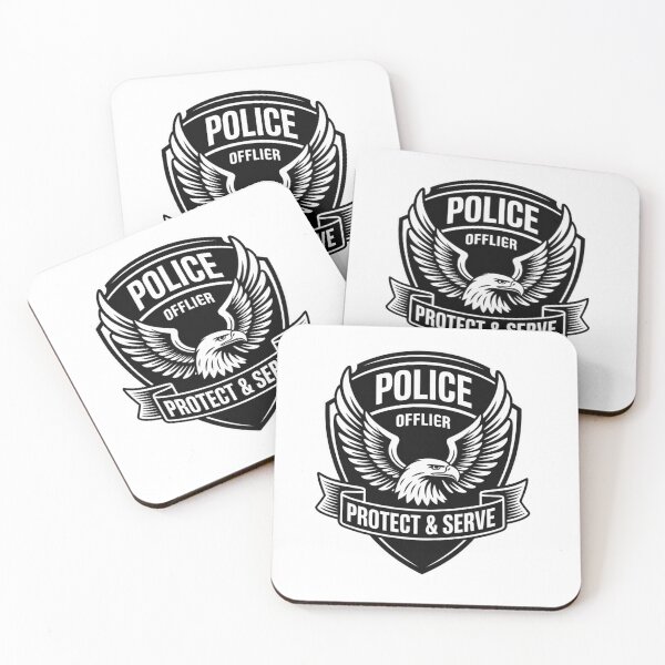 Item preview, Protect & Serve Police Badge T-Shirt designed and sold by Design Express.