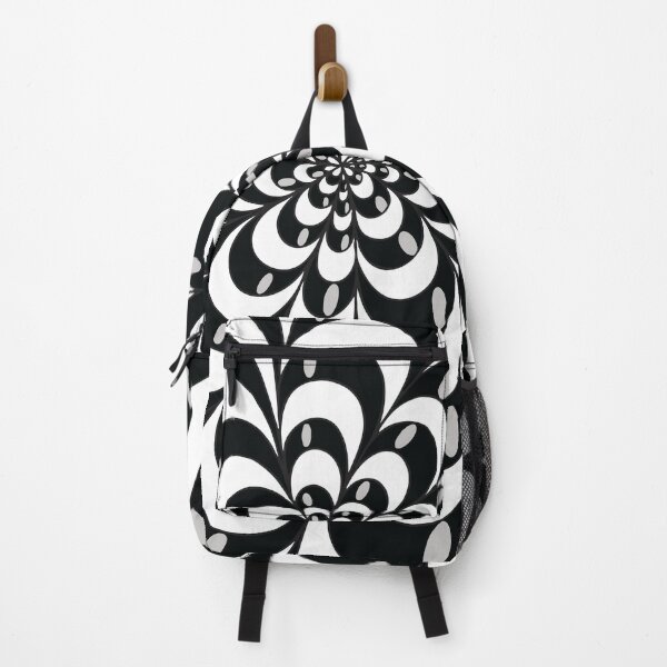 Item preview, Spiral Doodle. Black and White Optical Illusion designed and sold by SmilingAnny.
