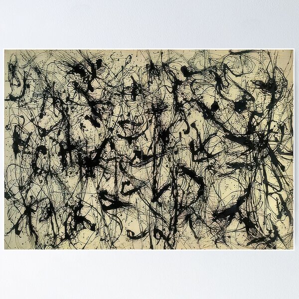 Item preview, Number 32 By Jackson Pollock designed and sold by Paintetywordy.
