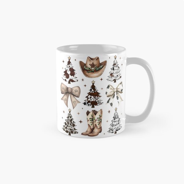 Item preview, Western Christmas | Cow Print Christmas Trees and Cowboy Boots | Rustic Holiday Sublimation Design | Country Christmas Clipart designed and sold by JosephRoldan.