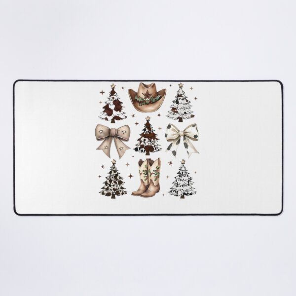 Item preview, Western Christmas | Cow Print Christmas Trees and Cowboy Boots | Rustic Holiday Sublimation Design | Country Christmas Clipart designed and sold by JosephRoldan.