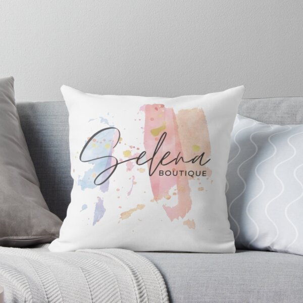 Item preview, Selena Boutique Logo - Pastel Watercolor Abstract Brush Strokes designed and sold by GenZFashion000.