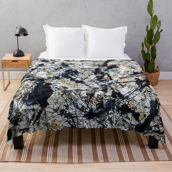 Item preview, Silver Over Black White Yellow And Red By Jackson Pollock designed and sold by Paintetywordy.