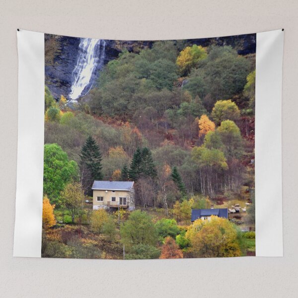 Item preview, Waterfall Flamsdalen Valley Flam Norway Scandinavia designed and sold by AndyEvansPhotos.