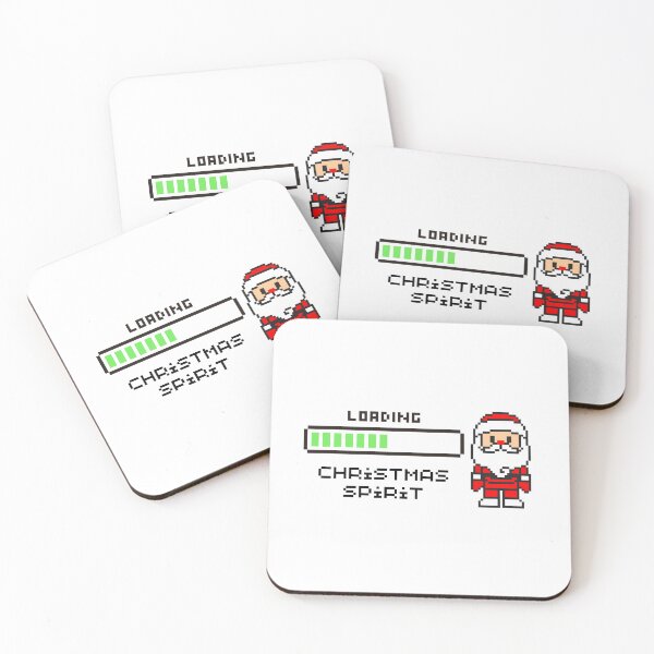 Item preview, Loading Christmas | Retro Pixel Santa Gamer Design designed and sold by luckyhue.