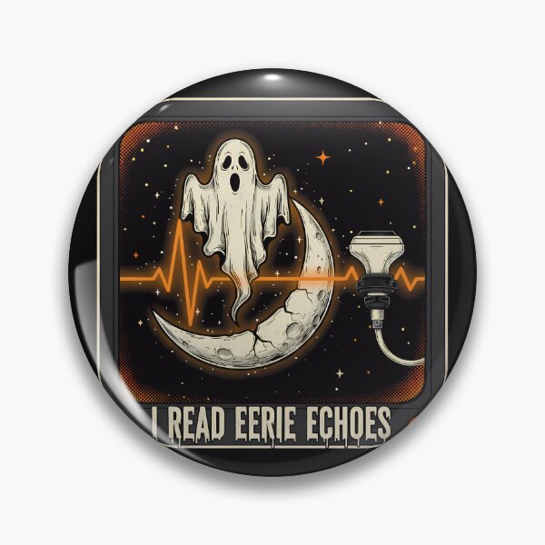Item preview, I Read Eerie Echoes – Spooky Halloween Sonographer Design (2) designed and sold by InkoraLab.