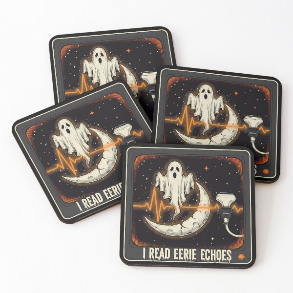 Item preview, I Read Eerie Echoes – Spooky Halloween Sonographer Design (2) designed and sold by InkoraLab.