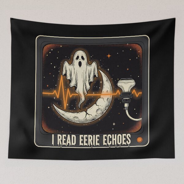 Item preview, I Read Eerie Echoes – Spooky Halloween Sonographer Design (2) designed and sold by InkoraLab.