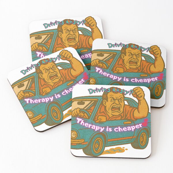 Item preview, Angry Driver? Get Therapy Instead designed and sold by Cynic Club.