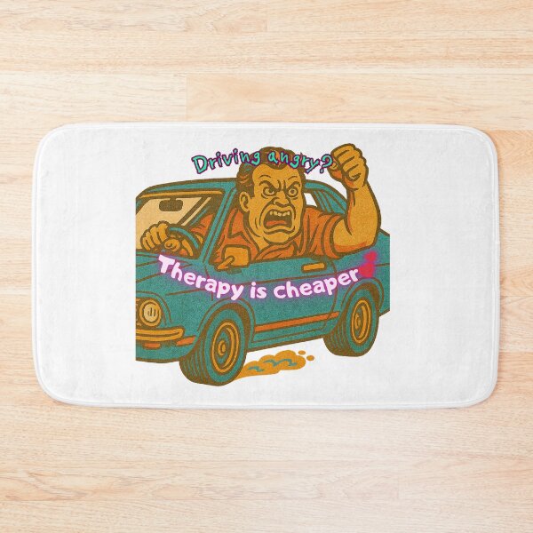 Item preview, Angry Driver? Get Therapy Instead designed and sold by Cynic Club.