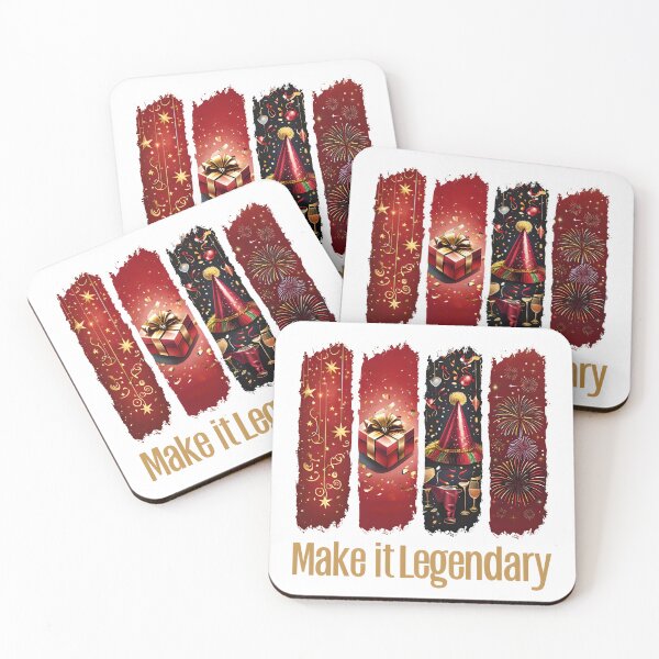 Item preview, Make It Legendary – New Year 2026 Minimalist Quote designed and sold by GoxyVision.