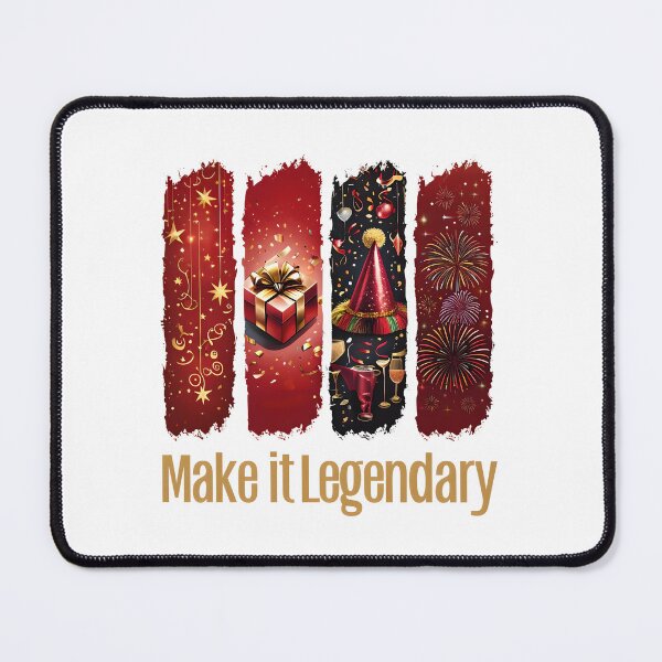 Item preview, Make It Legendary – New Year 2026 Minimalist Quote designed and sold by GoxyVision.